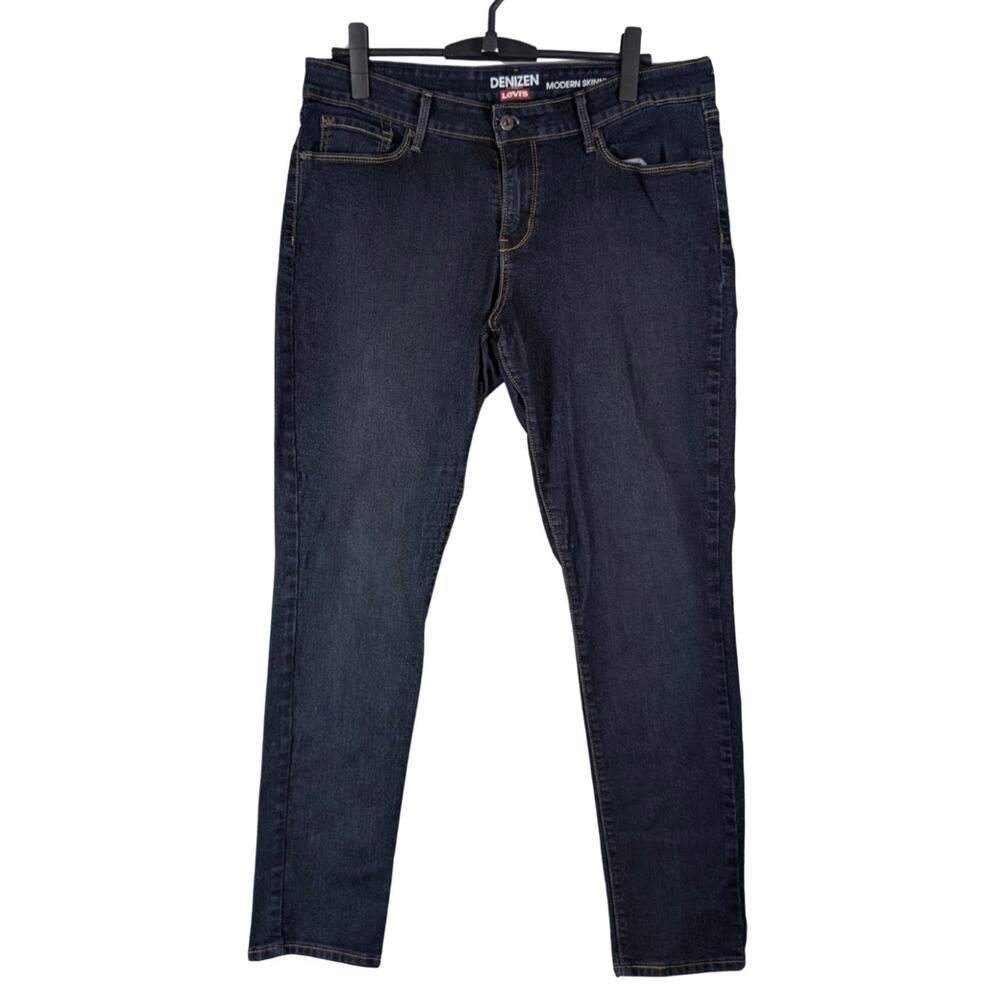 Denizen Levi's Modern Skinny Jeans Blue Dark Wash Stretch Denim Women’s Size 14M